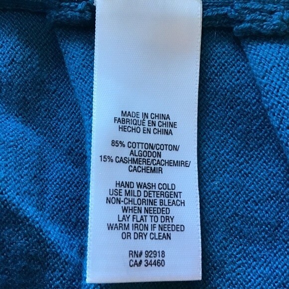 Juicy Couture Cardigan Zip-Up Teal Size Petite - Picture 5 of 5